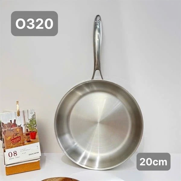 Chảo cạn O320 OYATTON 20cm, inox 18/10, model: OYT-JG320P20