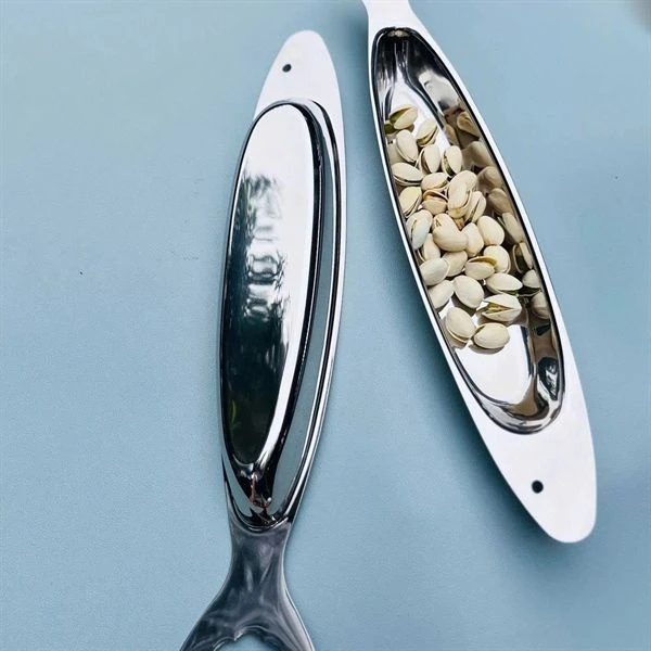 Đĩa sushi O566 OYATTON hình cá 35.5cm, inox 18/10, model: OYT-AL566P35