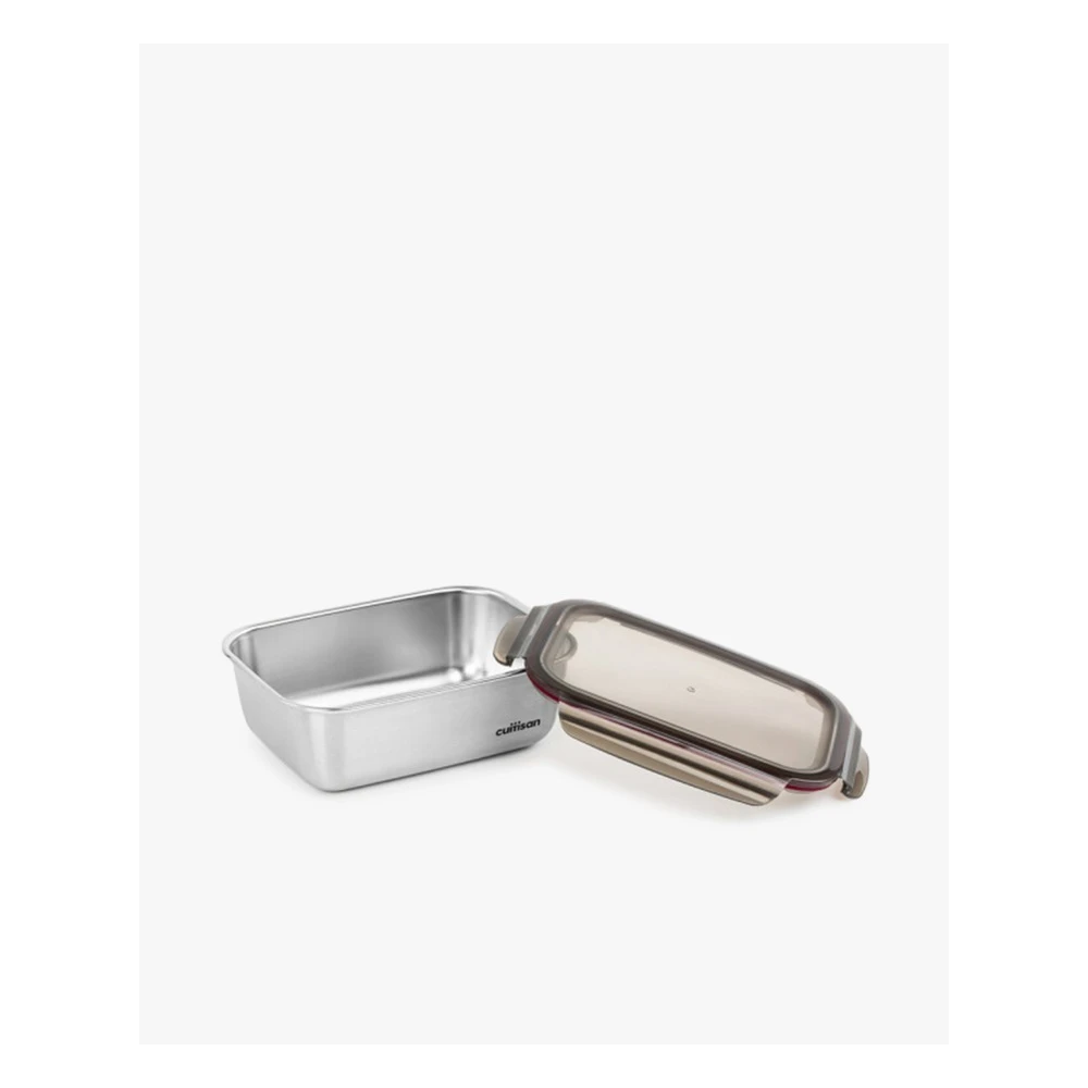 Hộp inox 304 cao cấp Cuitisan Flora 2800ml chữ nhật No.10 - EC7-FS10