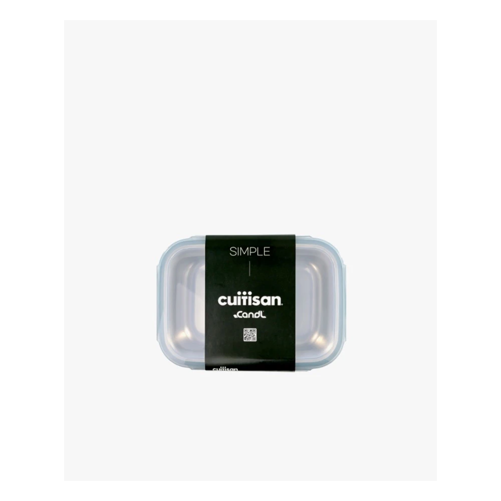 Hộp inox 304 cao cấp Cuitisan Simple 1100ml chữ nhật No.7 - EC7-PS07