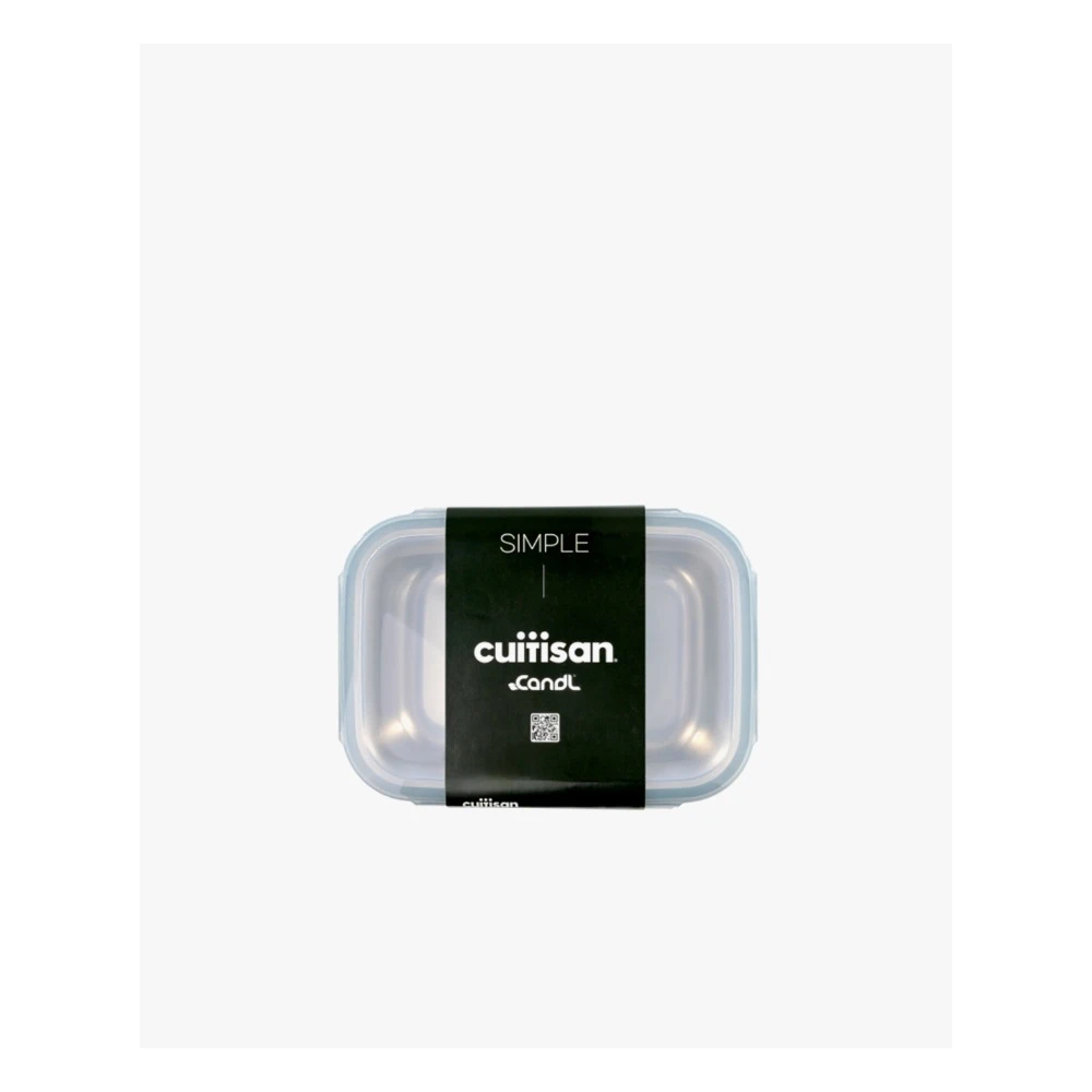 Hộp inox 304 cao cấp Cuitisan Simple 1800ml chữ nhật No.8 - EC7-PS08