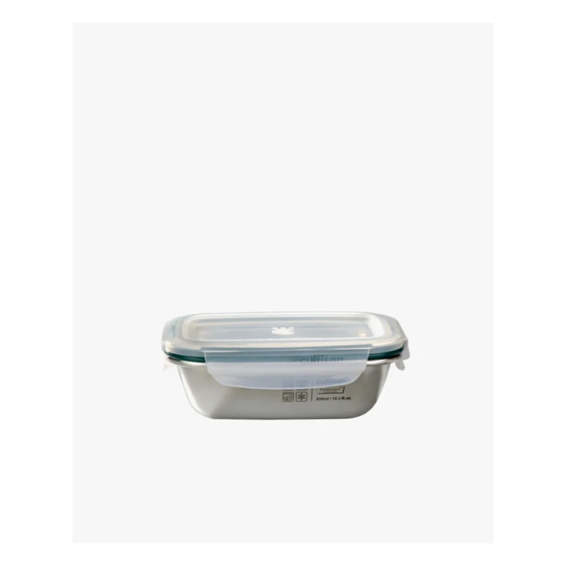 Hộp inox 304 cao cấp Cuitisan Simple 300ml chữ nhật No.3 - EC7-PS03