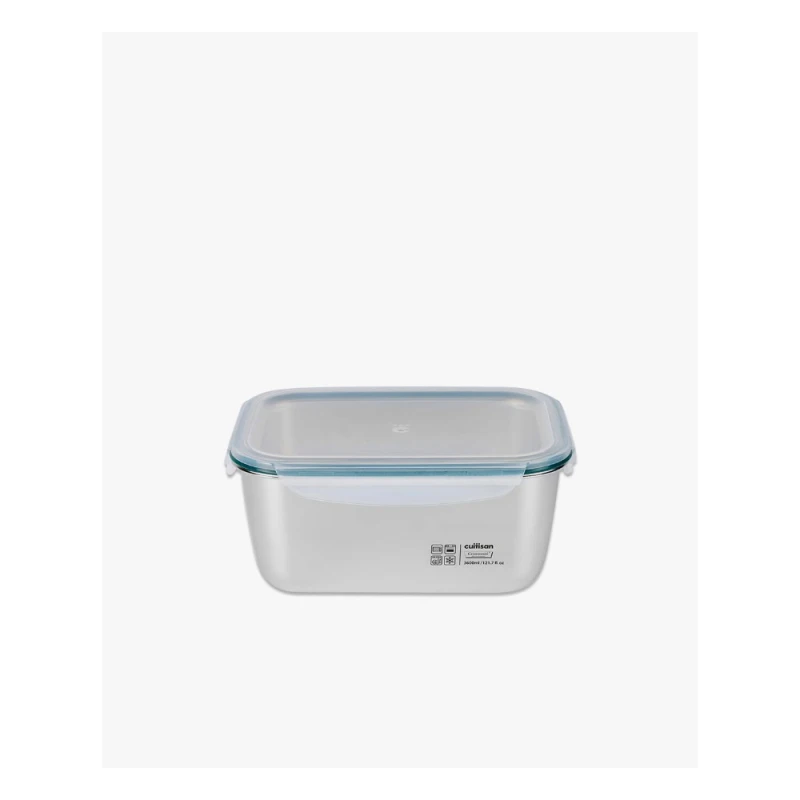 Hộp inox 304 cao cấp Cuitisan Simple 3600ml chữ nhật No.11 - EC7-PS11