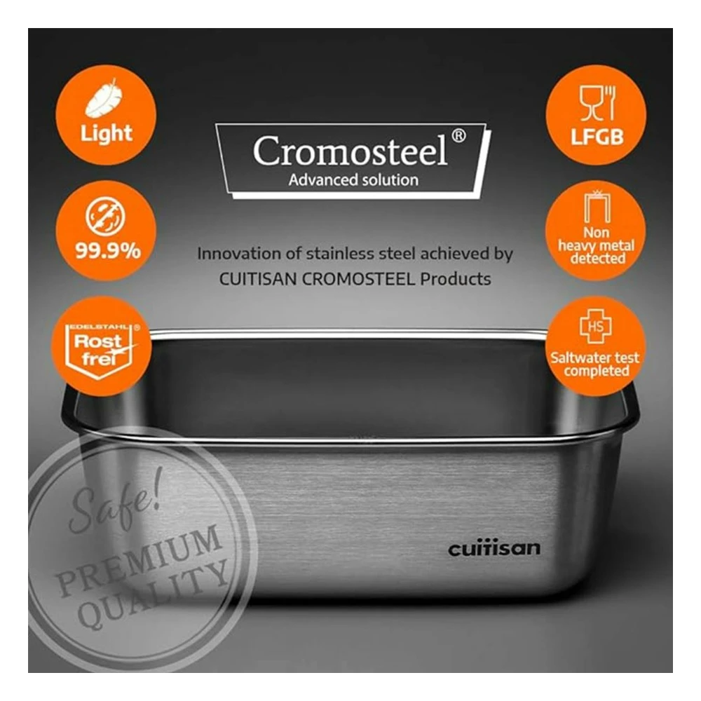 Hộp inox 304 cao cấp Cuitisan Simple 920ml tròn No.6 - EC7-PR06
