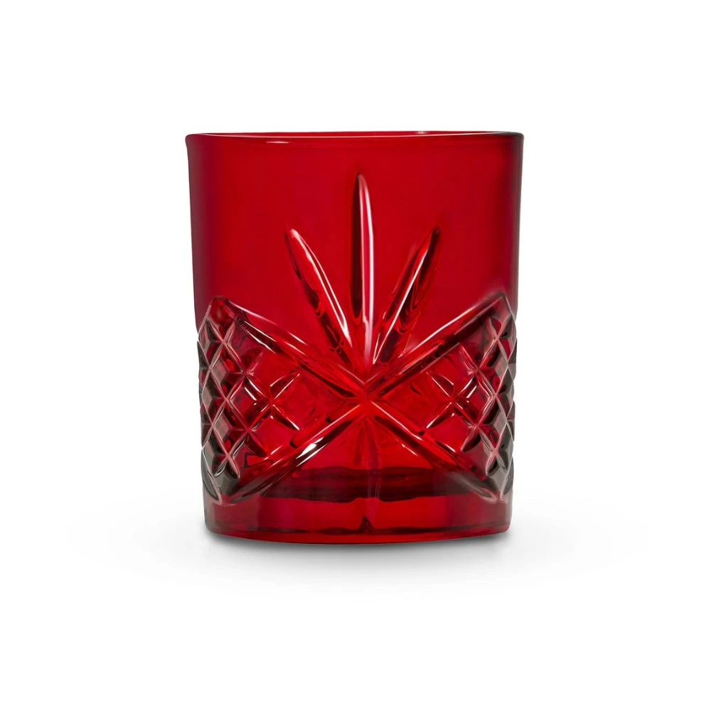 Set 4 cốc pha lê Dublin đỏ 325ml - 25663