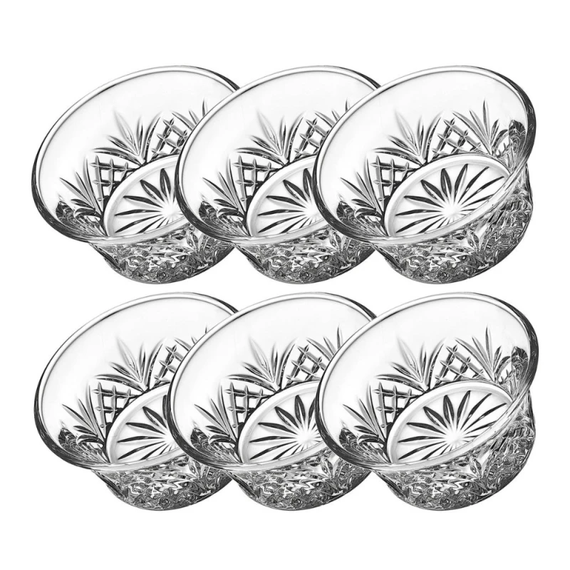Set 6 bát chấm pha lê Dublin 59ml - 25590, kích thước 75x35mmH