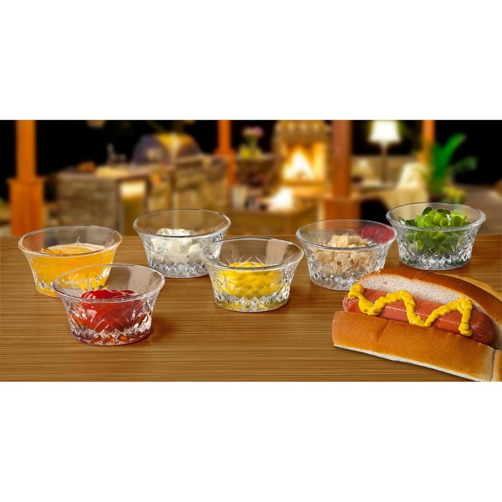 Set 6 bát chấm pha lê Dublin 59ml - 25590, kích thước 75x35mmH