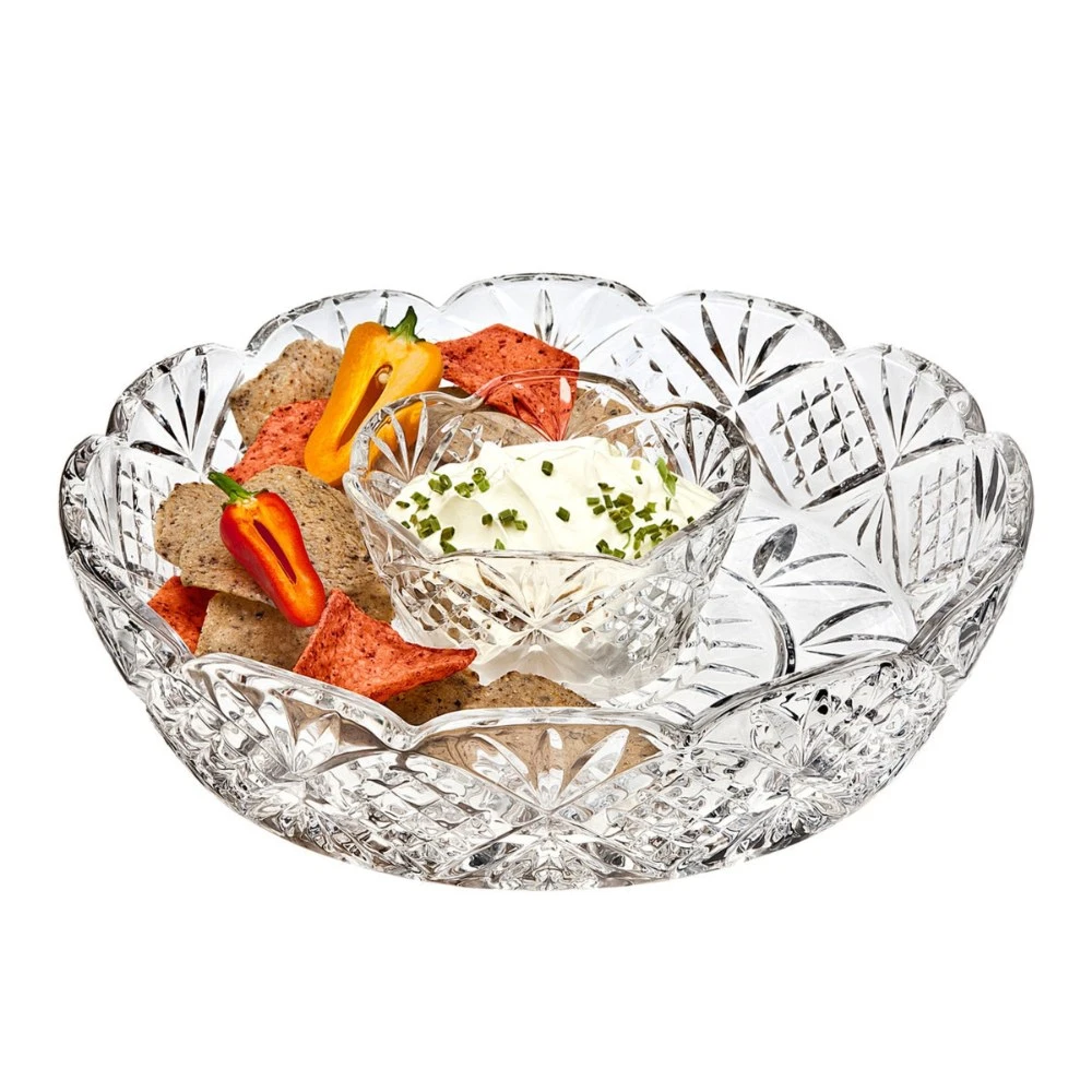 Set đĩa sâu lòng kèm bát nhỏ bằng pha lê Dublin 25951
