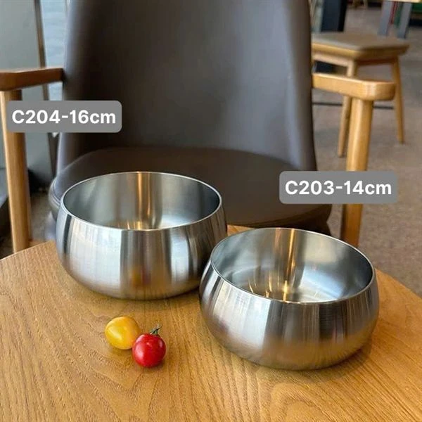 Thố kiêm nồi C203 CHOCKMEN 14cm, inox 18/10, model: CKM-JY3L14BL