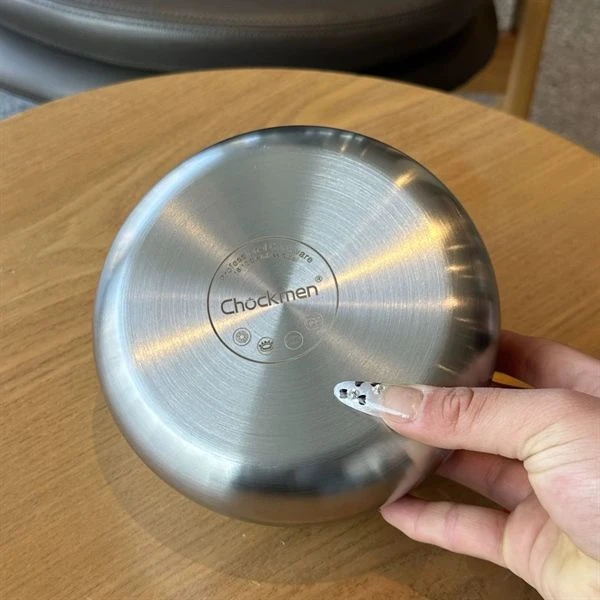 Thố kiêm nồi C203 CHOCKMEN 14cm, inox 18/10, model: CKM-JY3L14BL