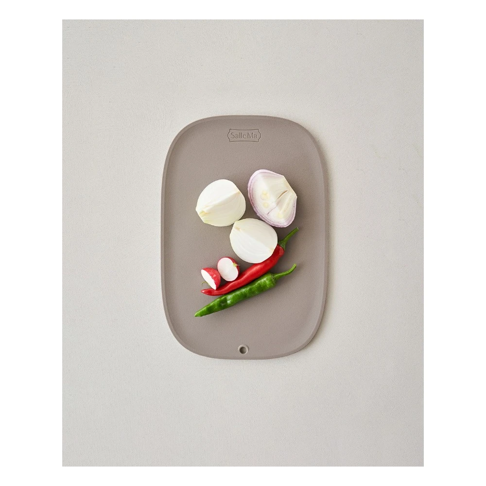 Thớt TPU kháng khuẩn cao cấp SalleMa Macaron - Màu nâu - SCN-407