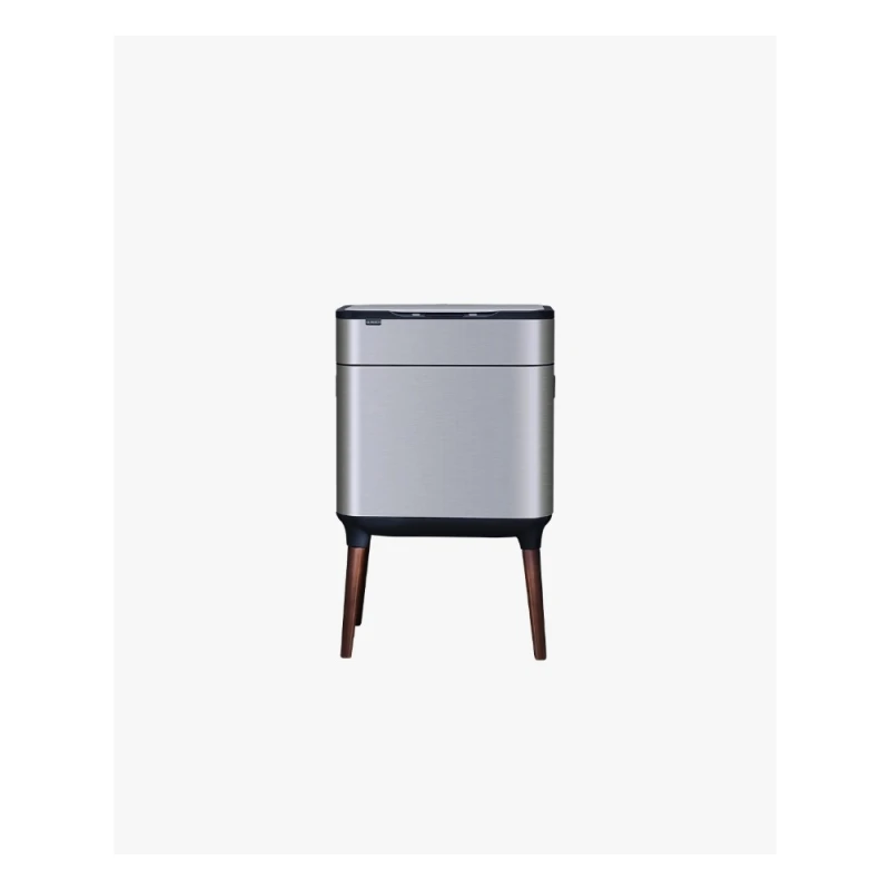Thùng rác inox cảm biến Elpheco, có chân khử mùi ozone, có lõi 20L - Màu bạc - ELPH5522