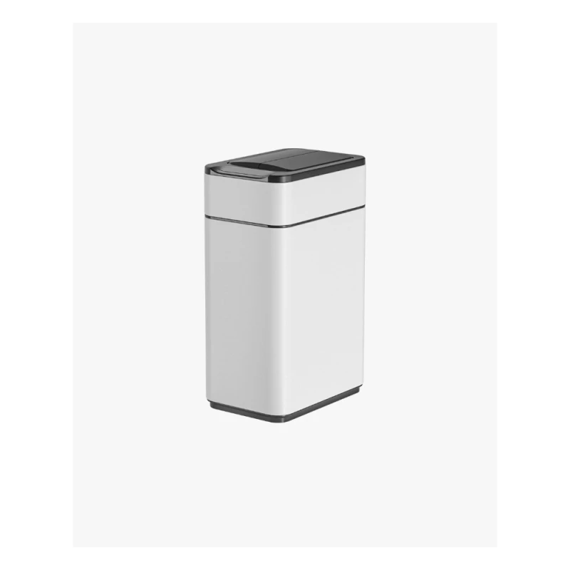 Thùng rác inox cảm biến Elpheco mở hai cánh 30L - Màu trắng - ELPH7534