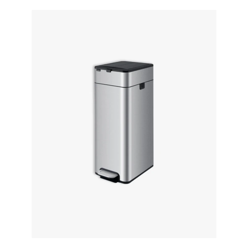 Thùng rác inox đạp chân Elpheco mở hai cánh, có lõi 20L - ELPH3711