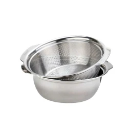Bộ rổ chậu C403 CHOCKMEN 23cm, inox 18/10, model: LSL23CM