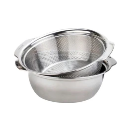 Bộ rổ chậu C404 CHOCKMEN 25cm, inox 18/10, model: LSL25CM
