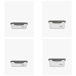 COMBO TỨ QUÝ - Bộ 4 hộp inox 316 Cuitisan Signature 680ml, 1010ml, 1400ml, 2100ml