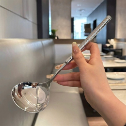 Muôi canh C595 CHOCKMEN 23.5cm, inox 18/10, model: CKM.JL-AL595P24