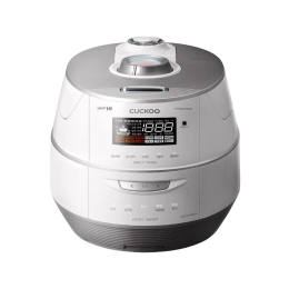 Nồi cơm cao tần áp suất kép Cuckoo FHTAS0610FW 1,08L màu trắng (lòng nồi inox)