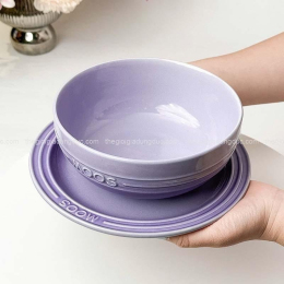 Set 6 bát ăn phở Moos 18cm màu tím