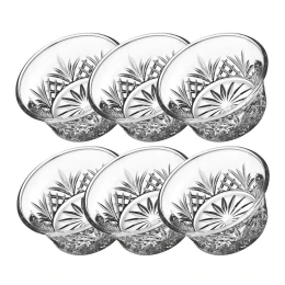 Set 6 bát chấm pha lê Dublin 59ml - 25590, kích thước 75x35mmH