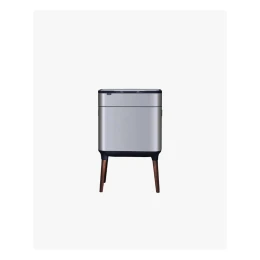 Thùng rác inox cảm biến Elpheco, có chân khử mùi ozone, có lõi 20L - Màu bạc - ELPH5522
