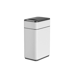 Thùng rác inox cảm biến Elpheco mở hai cánh 20L - Màu trắng - ELPH9811