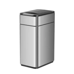 Thùng rác inox cảm biến Elpheco mở hai cánh 9L - Màu bạc - ELPH9809