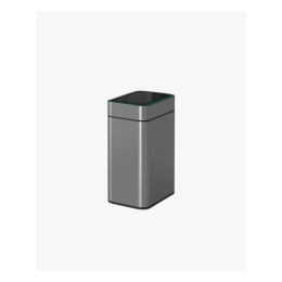 Thùng rác inox cảm biến Elpheco mở hai cánh, đèn led 15L - Màu xám đậm - ELPH9830